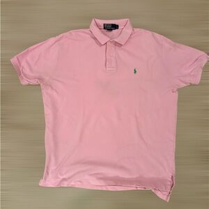 Ralph Lauren Pink Polo Shirt for Men